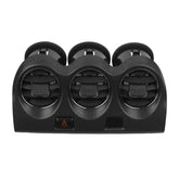 Center Dash A/C Air Vent AC Panel Trim Compatible with Altima 2007-2012 Console Dashboard Outlet Kit Replaces# E771-5111E100 68750-JA00A with Emergency Switch